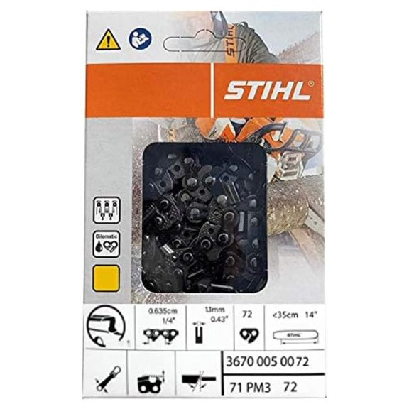Stihl 14" Chainsaw Chain Loop (71 PM3 72 Drive ) 3670 005 0072