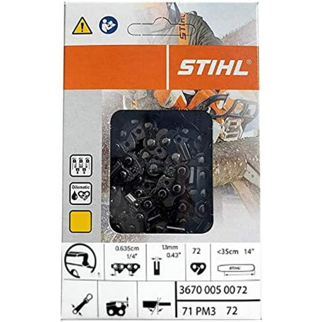 Stihl 14" Chainsaw Chain Loop (71 PM3 72 Drive Links) 3670 005 0072