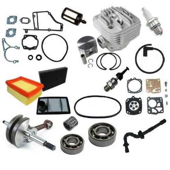 Stihl TS400 overhaul rebuild kit with crankshaft