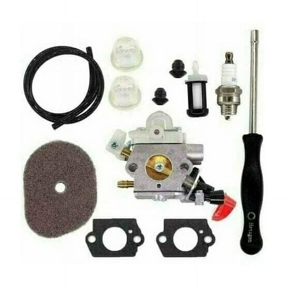 Stihl Trimmer Maintenance Set, Costs Reduction Carburetor Kit for FS56RC Parts, Air Filter Replaces Wet Flow Tested for Optimal Performance