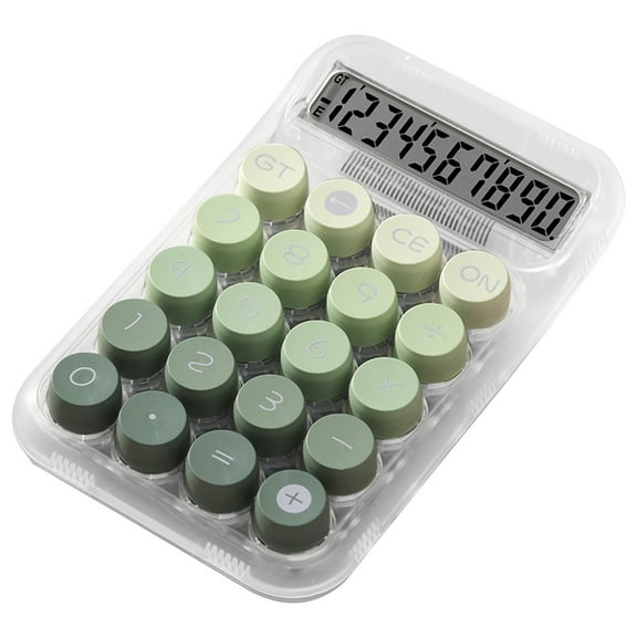 Stijggn 4 Function Calculator Large LCD Display, General Purpose, Big and Sensitive Buttons Desktop Calculator for Teacher, Businessman, Worker, Everyday Math
