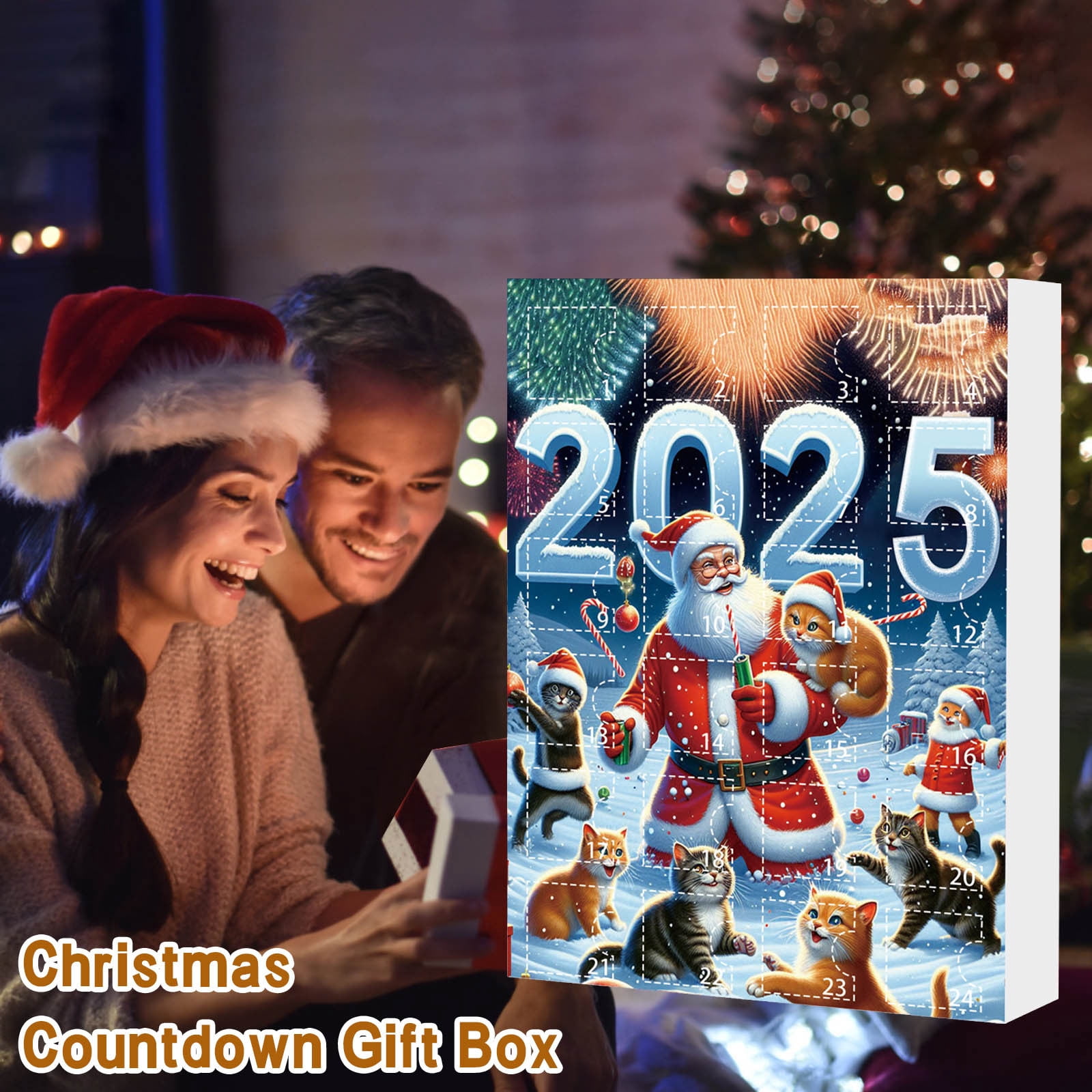 Stijggn Advent Calendar 2025 Christmas Party Decorations 24 Days ...
