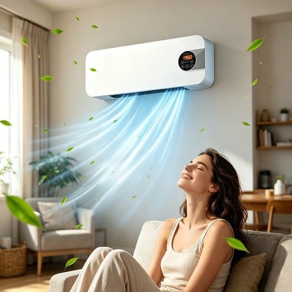 Stijggn Air Cooler Portable Mini Air Conditioner Fan, Noise Reduced Tabletop Cooling Air Cooler with Freezer Ice Packs, Custom Timer, Power Saving Personal AC Fan for Indoor Small Spaces