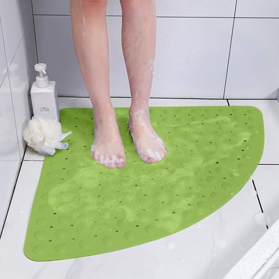 Stijggn Bath Mats for Bathroom, Rubber Backing Shower Floor Rugs Feature Memory Foam Core Quick Dry Absorbency for Home Bathroom Accessories Shower Enclosure Tub Surround And Easy Dry Use