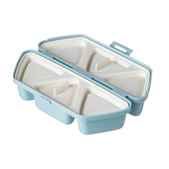 Stijggn Bento Box Bento Lunch Box with Secure Snap Locks, Anti Spill Sealed Bento Box with Independent Food Zones, Easy Clean Reusable Meal Case, Ideal for Workplace, Picnic and Short Travels