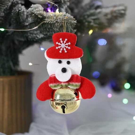 Stijggn Christmas Bell Hanging Ornaments Christmas Ornaments Vintage Jingle Bell Ornaments for Christmas Holiday Decoration