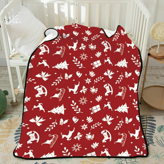 Stijggn Christmas Blankets Fuzzy Fluffy Soft Cozy Throw Blanket, Fleece Flannel Plush Microfiber Blanket for Winter Bedding, Couch and Gift