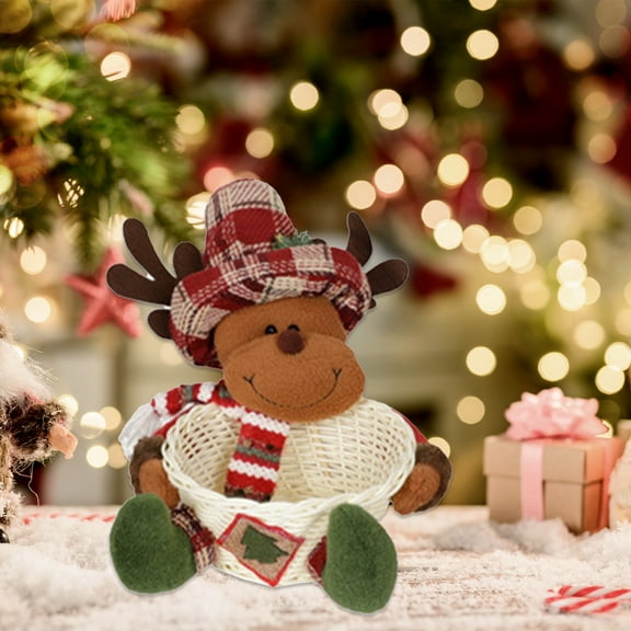 Stijggn Christmas Doll Decorations Christmas Gifts for Kids Santa Plush Ornaments Holiday Elf Dwarf for Wreath, Shelf, Table, Window, Fireplace, Porch, Indoor