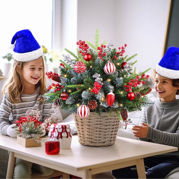 Stijggn Christmas Hat Christmas Gifts for Kids Unisex Velvet Classic Holiday Santa Claus Hat for New Year Festive Party