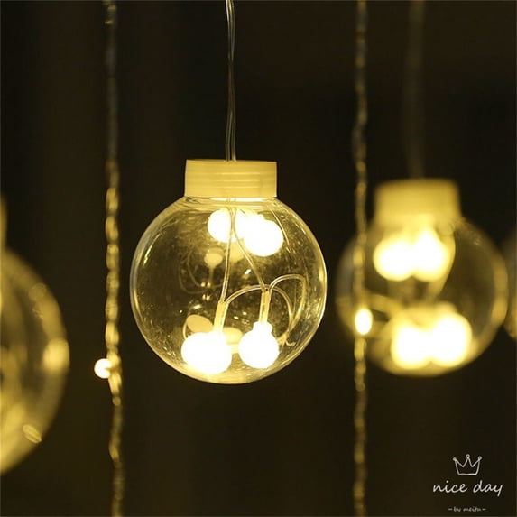 Stijggn Christmas Lights Christmas Decorations Indoor LED Fairy Lights Battery Operated String Lights - LED Waterproof Firefly Starry Moon Lights for Home, Bedroom, Fence, Holiday