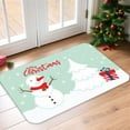 thumbnail image 1 of Stijggn Christmas Washable Rug Christmas Home Decor Xmas Welcome Christmas Mat Non-Slip and Washable Winter Doormat Rubber Back Snowflakes Door Mat Rugs Indoor Outdoor, 1 of 8