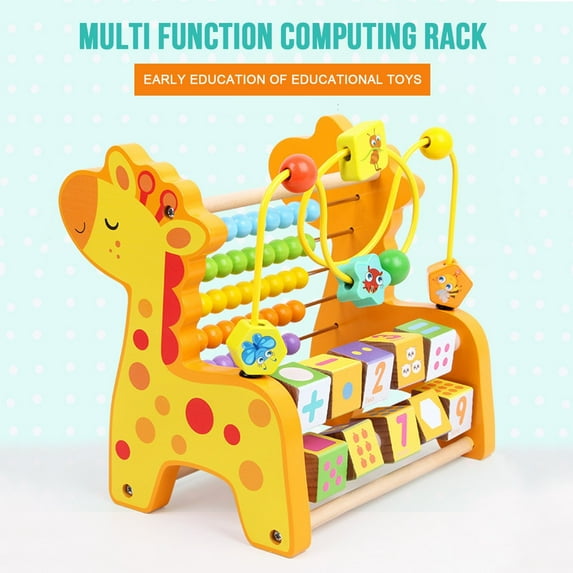 Stijggn Color Stack Game Wooden Sorting Stacking T+oys - Montessori Logic Puzzle Game, Color Matching & Fine Motor Skills Educational Learning Gift for Tod*dlers Family Fun, Parties & Game Nights