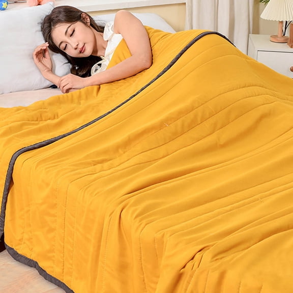 Stijggn Cool Comforter Queen Size, Smooth Comfortable Blanket for Hot Sleepers, Double Sided Bamboo-Derived Rayon All-Season Machine Washable&Durable Gift for Wife/Husband