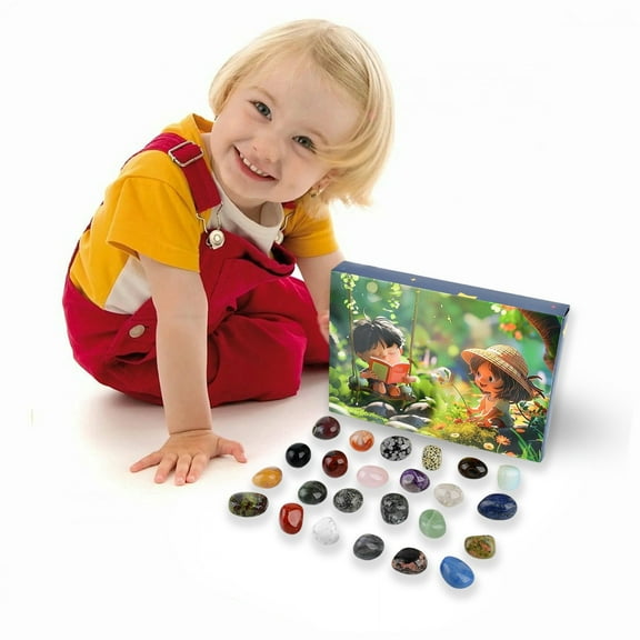 Stijggn Crystals Advent Calendars Christmas Decorations Advent Countdown Calendar Collectible Funny Set, 24 Days Of Christmas Advent Calendar Xmas Gift for Boys and Girls