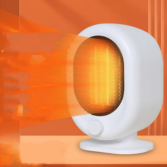 Stijggn Desktop Heater Mini New Home Gift Ideas Small Heater for Indoor Use, 500W PTC Fast Heating Portable Heaters,Mini Personal Heater for Home Bedroom Office Desk Indoor