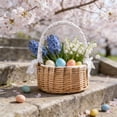 thumbnail image 1 of Stijggn Easter Baskets Easter Home Decor Egg Hunt Bags Rabbit Bucket Easter Gifts for Egg Hunt Party Gifts Storage(Medium), 1 of 6