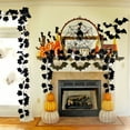 thumbnail image 1 of Stijggn Fall leaves Garland Flower Garland Realistic Halloween Hanging Fall Leaves Vines, Artificial Decorations Leaves Garlands Decor for Home Wedding Party, 1 of 6