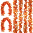 thumbnail image 1 of Stijggn Fall leaves Garland Vines for Bedroom Hanging Vine Garland Artificial Autumn Foliage Garland Thanksgiving Decor for Home Wedding Party, 1 of 6