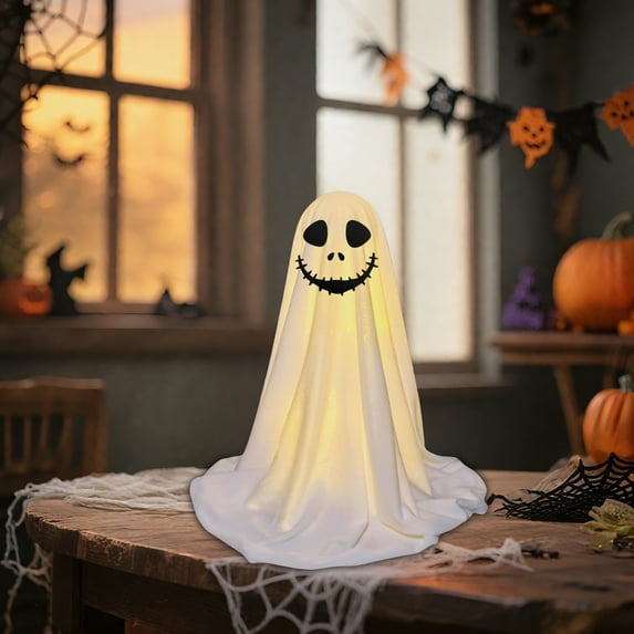 Stijggn Halloween Decorations Outdoor Halloween Decorations Spooky Ghost Halloween Decor, Scary Ghosts Decor with LED Lights for Front Porche Yard Garden Home