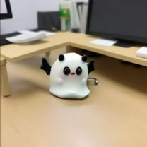 Stijggn Halloween Ghost Figurine Halloween Decorations Indoor Ghost Decor Spooky Home Decor Cute Ghost with Funny Desk Figurine Perfect for Indoor & Porch Decor