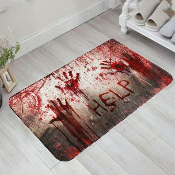 Stijggn Halloween Rugs for Living Room Halloween Mat Home Decor Low-Profile Kitchen Rugs for Floor for Front Door, Living Room, Bedroom, K-ids' Room