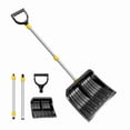 thumbnail image 1 of Stijggn Heavy Duty Snow Shovel Home Garage Snow Removal with D-Grip Handle Aluminum Strip Large Capacity Shovel for Garden Car Camping Outdoor, 1 of 7