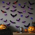 thumbnail image 1 of Stijggn LED Halloween Decor Indoor Bats Wall Decor Lighted 3D Halloween Bat, Waterproof Removable PVC Bats Sticker for Home Indoor Outdoor Bedroom Window Door Wall Party Decor, 1 of 8