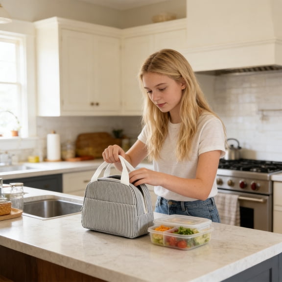 Stijggn Lunch Box Bento Lunch Box for Men Women, Separated Food Storage Container with Matching Cutlery, Multi Scene Safe for Heating & Cleaning