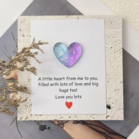 Stijggn Pocket Heart Long Distance Relationship Gifts Gifts for Boyfriend Girlfriend, I Love You Gift for Him Her