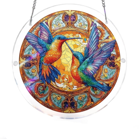 Stijggn Puzzle Sun Catcher, Suncatchers for Windows Hanging, Acrylic Rainbow Effect Sun Catchers Indoor Window, Home & Garden Decor, Gifts for Women, Mom, Friends