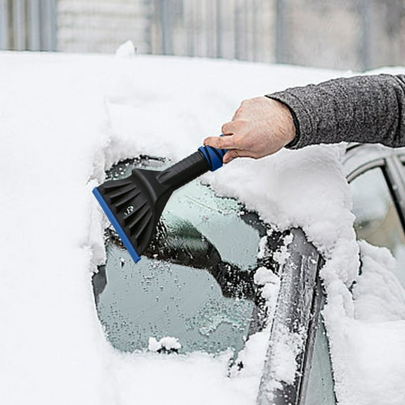 Stijggn Snow Shovel for Car Extendable Snow Brush with Squeegee & Ice Scraper | Foam Grip | Auto Snow Brush | Auto Ice Scraper for Snow Removal, Ergonomic Handle, Easy Storage