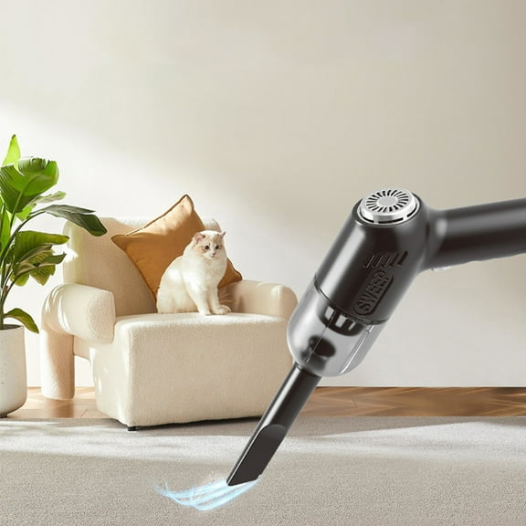 Stijggn Stick Vacuum Cleaner Mini Handheld Cordless Vacuum Cleaner, Fully Sealed Filtration Stick Vac with Cyclone Dust Separation, Simple One-Button Control for Family Daily Use