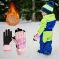 thumbnail image 1 of Stijggn T-oddler Gloves Winter Gloves Waterproof Warmest Winter K*ids Gloves for Outdoor Sports 5-10 Years Old, 1 of 9