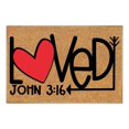 thumbnail image 1 of Stijggn Valentine's Day Outdoor Doormats Valentine Home Decor Winter Holiday Welcome Mat for Covered Outdoor Area for Living Room Bedroom Home Decor Nursery Holiday Decorative, 1 of 6