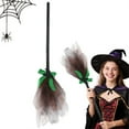 thumbnail image 1 of Stijggn Witches Broom Halloween Decor Animated Light up Moving Broomstick with Spooky Sounds, Dancing Magic Witch Broom for Indoor & Outdoor Porch Halloween Party Decorations, 1 of 9