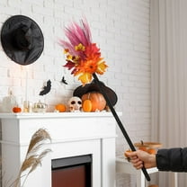 Stijggn Witches Broom Halloween Decor Indoor Miniature Broom Props, Fairy Decoration, Cinnamon Broom, Sweeping Tools for Indoor Party Home Floor Decor