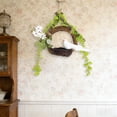 thumbnail image 1 of Stijggn Wreaths for Front Door Easter Decorations for Home Easter Wreaths for Front Door with Colorful Egg Yellow Daisy Purple Lavender and Butterflies Farmhouse Easter Door Decor, 1 of 1