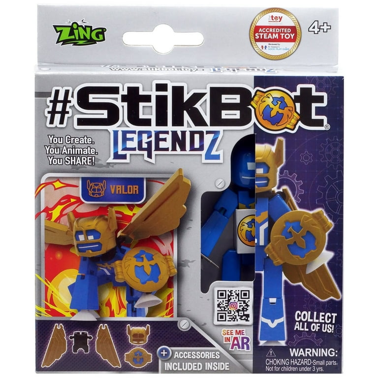 Stikbot Legendz Valor Figure - Walmart.com