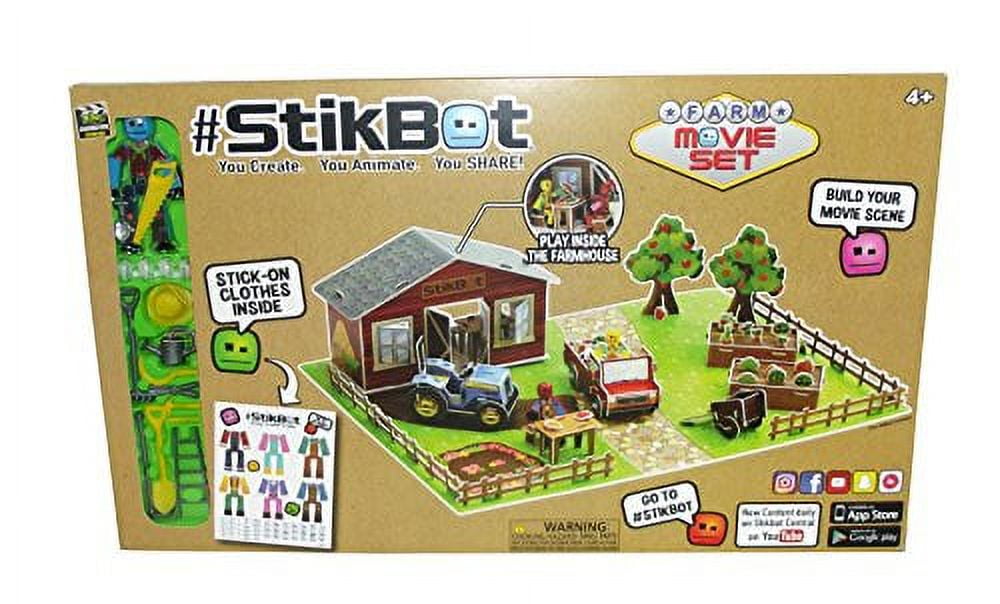 Stikbot Poseable Action Figures, Plastic Multicolor