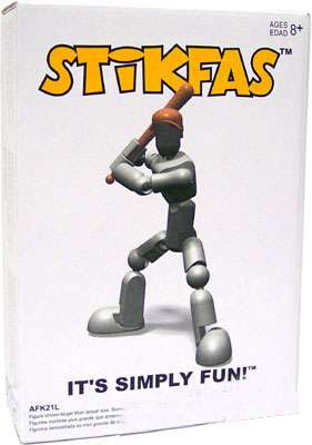 STIKFAS AFK46R アクションフィギュア Stikfas-Alpha-Male-Baseball-