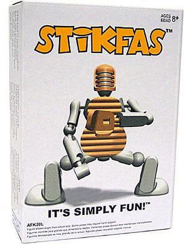 STIKFAS AFK46R アクションフィギュア Stikfas-Alpha-Male-Baseball-