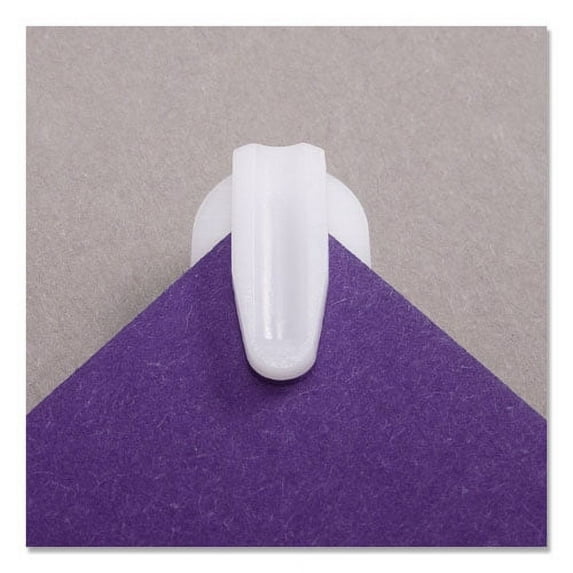 StikkiCLIPS, Adhesive Back, 40 Sheet Capacity, White, 20/Pack | Bundle of 10 Packs