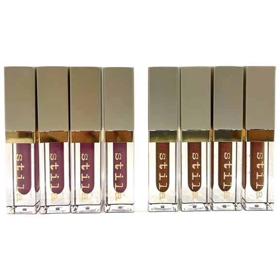 Stila Beauty Boss Lip Gloss Synergy 1.5 ml Set of 4 & Elevator Pitch 1.5 ml Set of 4