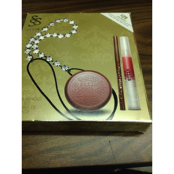 Stila Glow & Behold Makeup Set - Eyes, Lips & Cheeks Magnolia Jeweled Headband