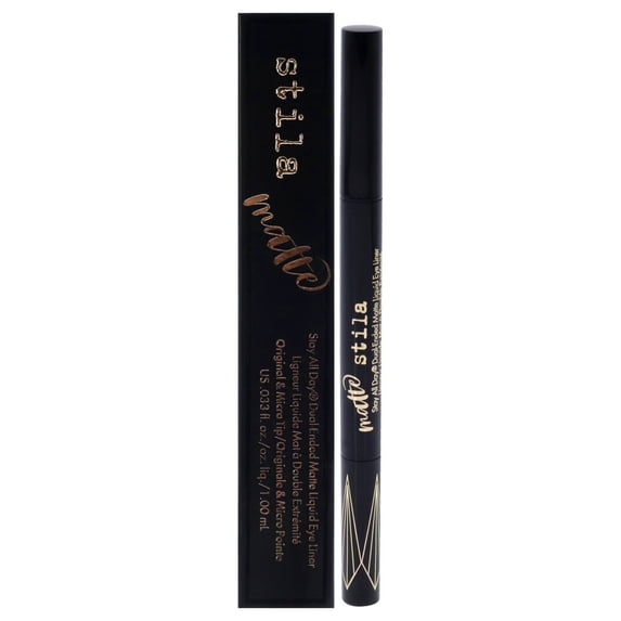 Stila Stay All Day Dual-Ended Matte Liquid Eye Liner - Intense Black , 0.33 oz Eye Liner