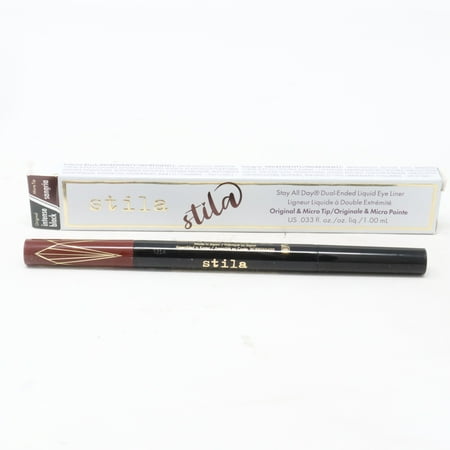 Stila Stay All Day Dual Eye Liner 0.33oz Intense Black / Sangria New With Box
