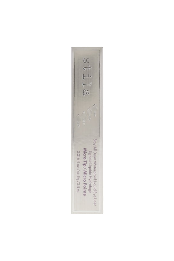 Stay All Day Waterproof Liquid Eye Liner, Micro Tip, Intense Black, 0.01 Oz