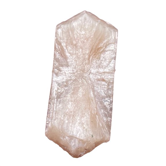 Stilbite Natural 40ct Collectors Crystal | 43x17x12mm | Pink, White | 1 Display Specimen