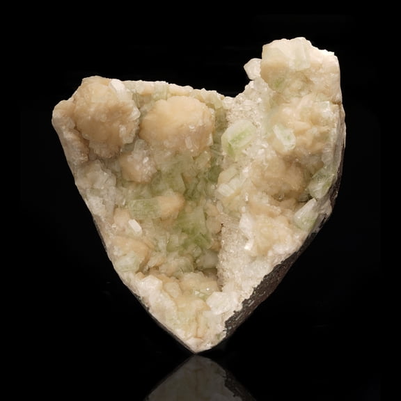 Stilbite and Green Apophyllite from India // 9.5 Lb.
