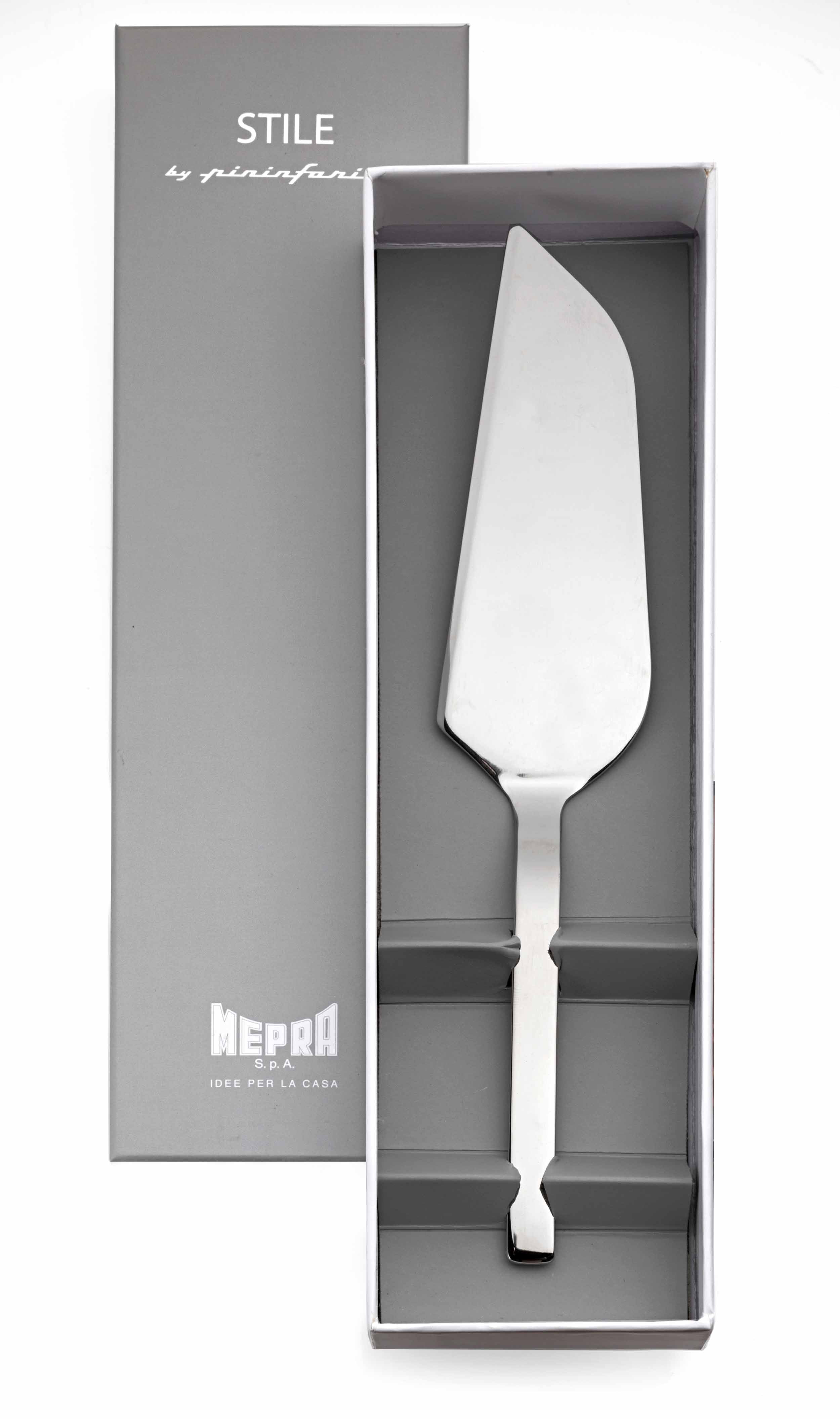 Stile Mirror Polished Stainless Steel Cake Server